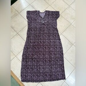 💜 Cozy Purple Nightgown – One Size